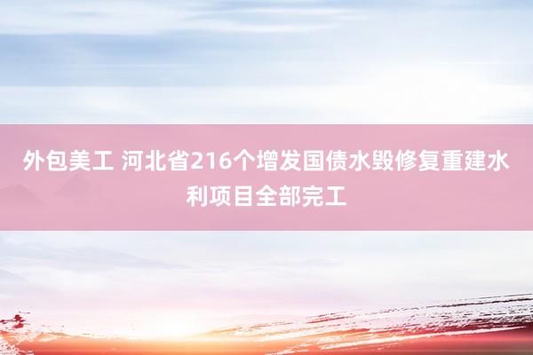 外包美工 河北省216个增发国债水毁修复重建水利项目全部完工